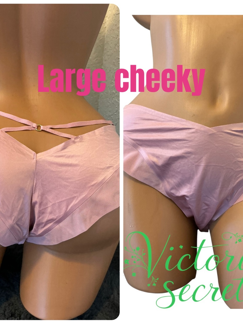 Victoria's Secret Pink Strappy Cheeky Panty